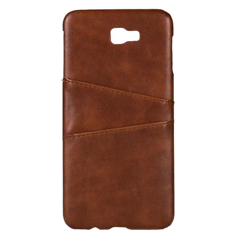 Beworlder Leather Back Cover For Samsung Galaxy J7 Prime Case On7 2016 Card Slot PU G610 |