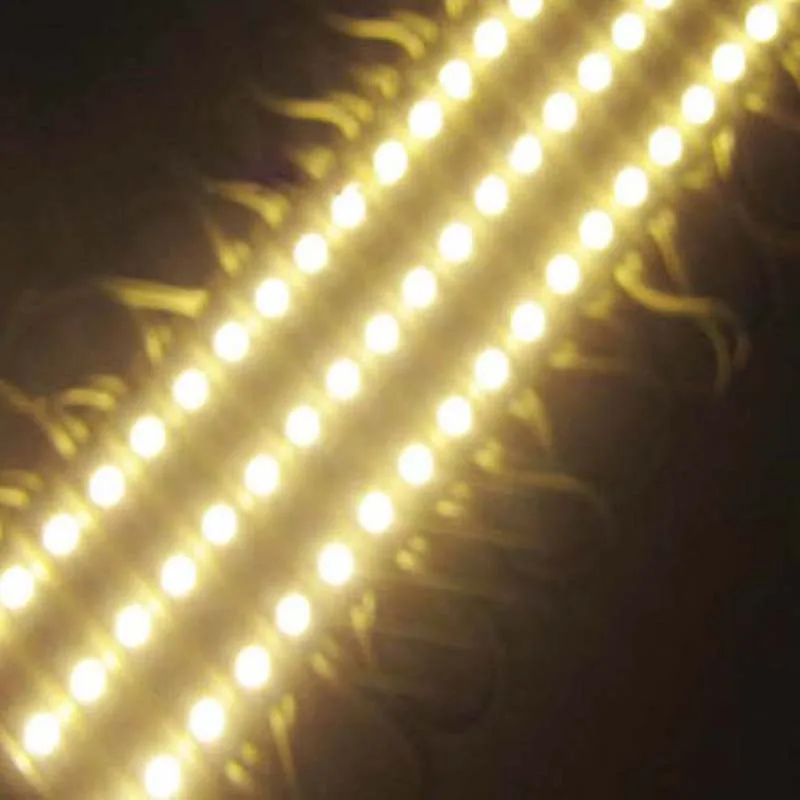 100 шт. DC 12V SMD5050 3 светодиодный модуль Водонепроницаемый IP65 знак модули для фоновой