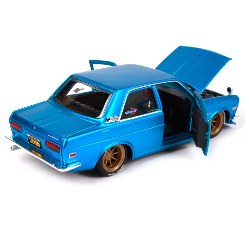 Maisto 1:24 модель автомобиля 510 DATSUN литье под давлением для Nissan открытое покрытие