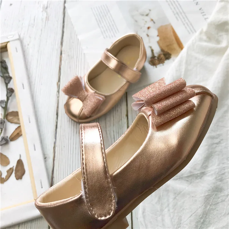 cute baby Girl Leather Shoes New Summer autumn Children Soft sole Fashion Single Shoes Little toddler Girl Princess Shoes