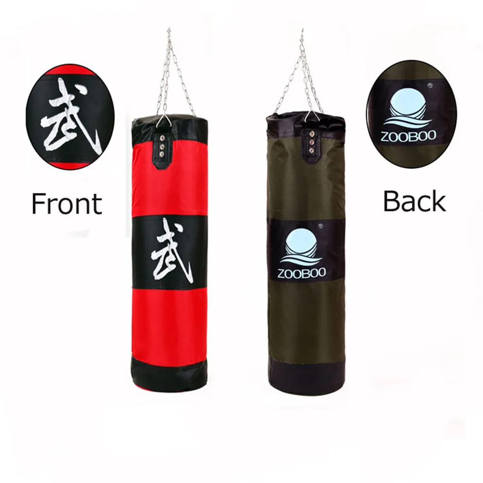 90 см Training Фитнес Боец ММА Бокс сумка висит сумка спортивная песка удар Пробивание мешок с песком Сако Boxeo