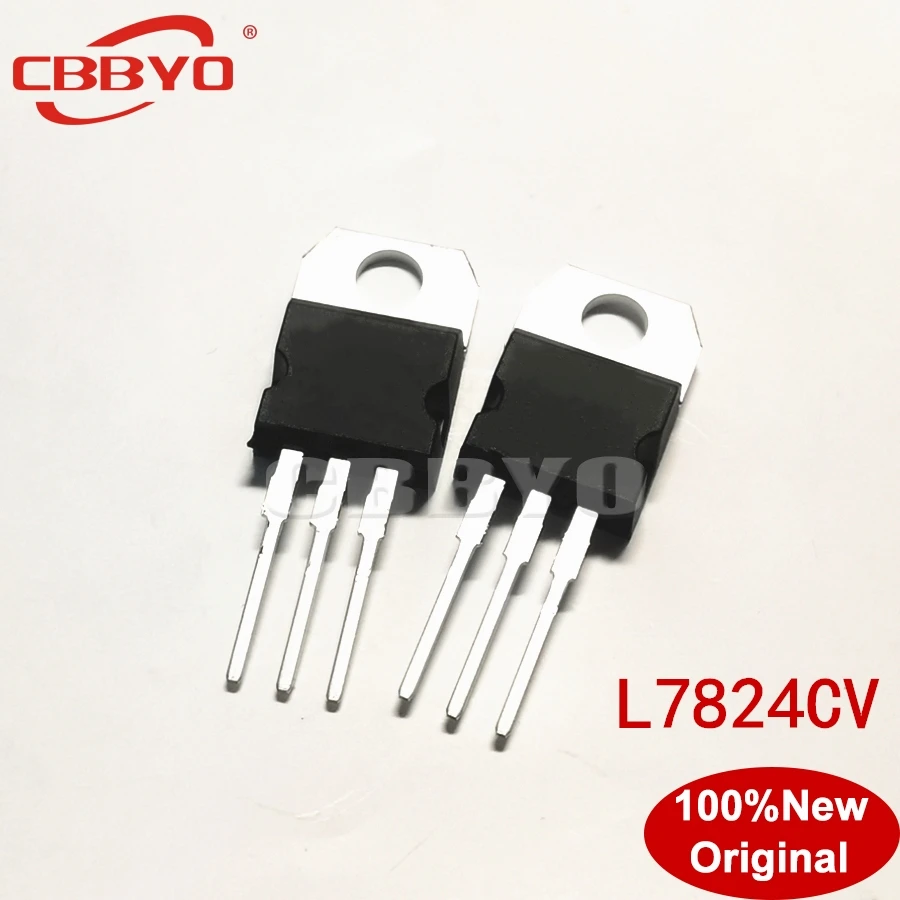 10 шт./лот Новый L7824CV L7824 7824 TO 220|Интегральные схемы| |