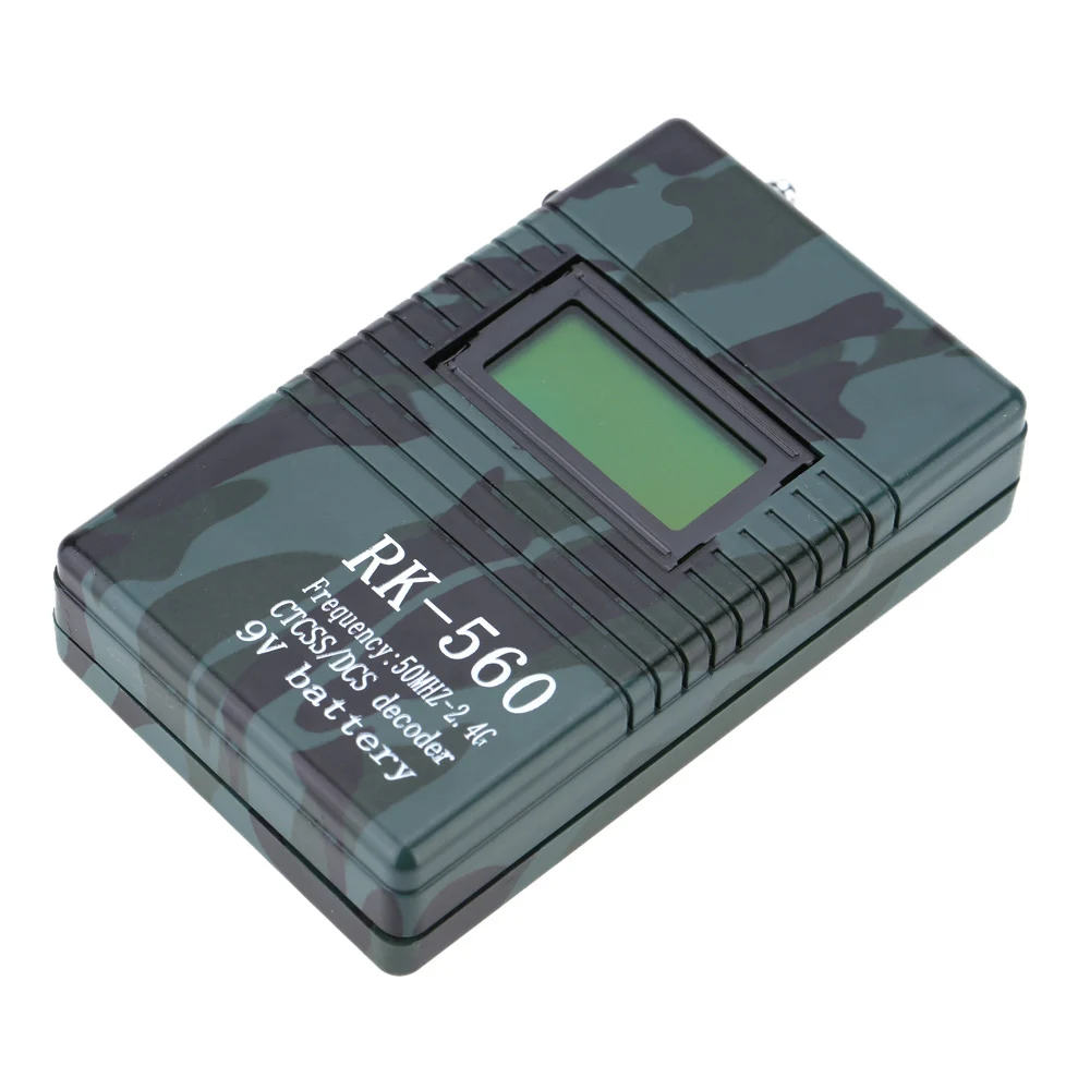 MYLB RK560 50 мГц 2 4 ГГц Портативный ручной счетчик частоты DCS CTCSS Радио Частота