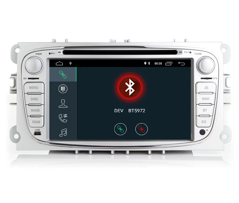 7-дюймовый Android 9 0 четырехъядерный автомобильный DVD GPS плеер для FORD Focus Mondeo C-MAX S-MAX
