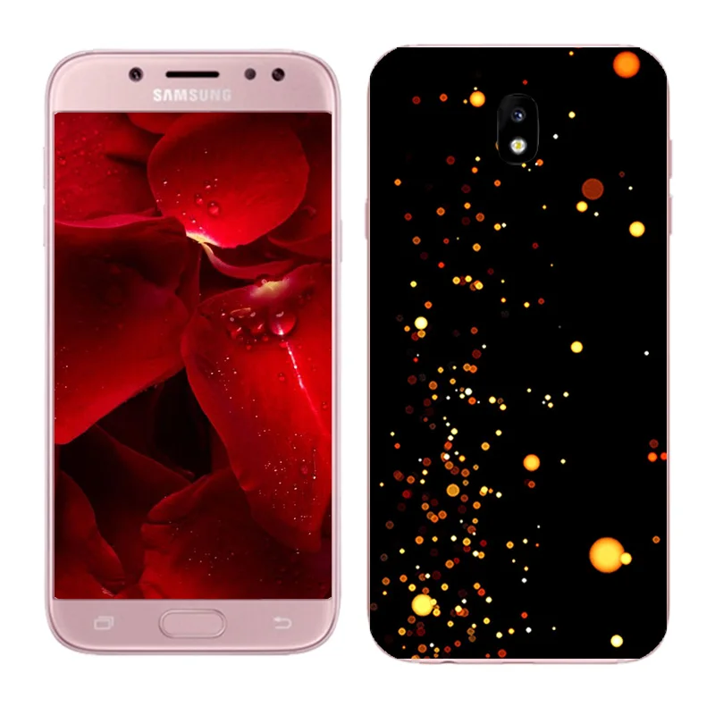 Мягкий Силиконовый ТПУ чехол для Samsung Galaxy J7 2017 модная накладка на заднюю панель