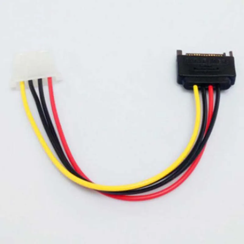 10 шт. SATA шнур питания разъем к IDE кабель последовательный Sata линия обратная 15pin