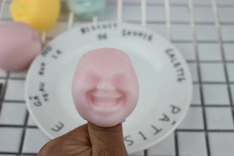 Силиконовая игрушка антистресс для взрослых с лицом человека|vent ball|stress relieverhuman face