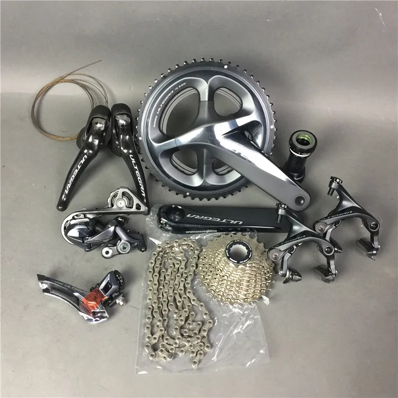 Shimano R8000 groupsets В наличии! Ultegra Road набор велосипедных компонентов 175/170/172 5/165 мм 50 34 52 36