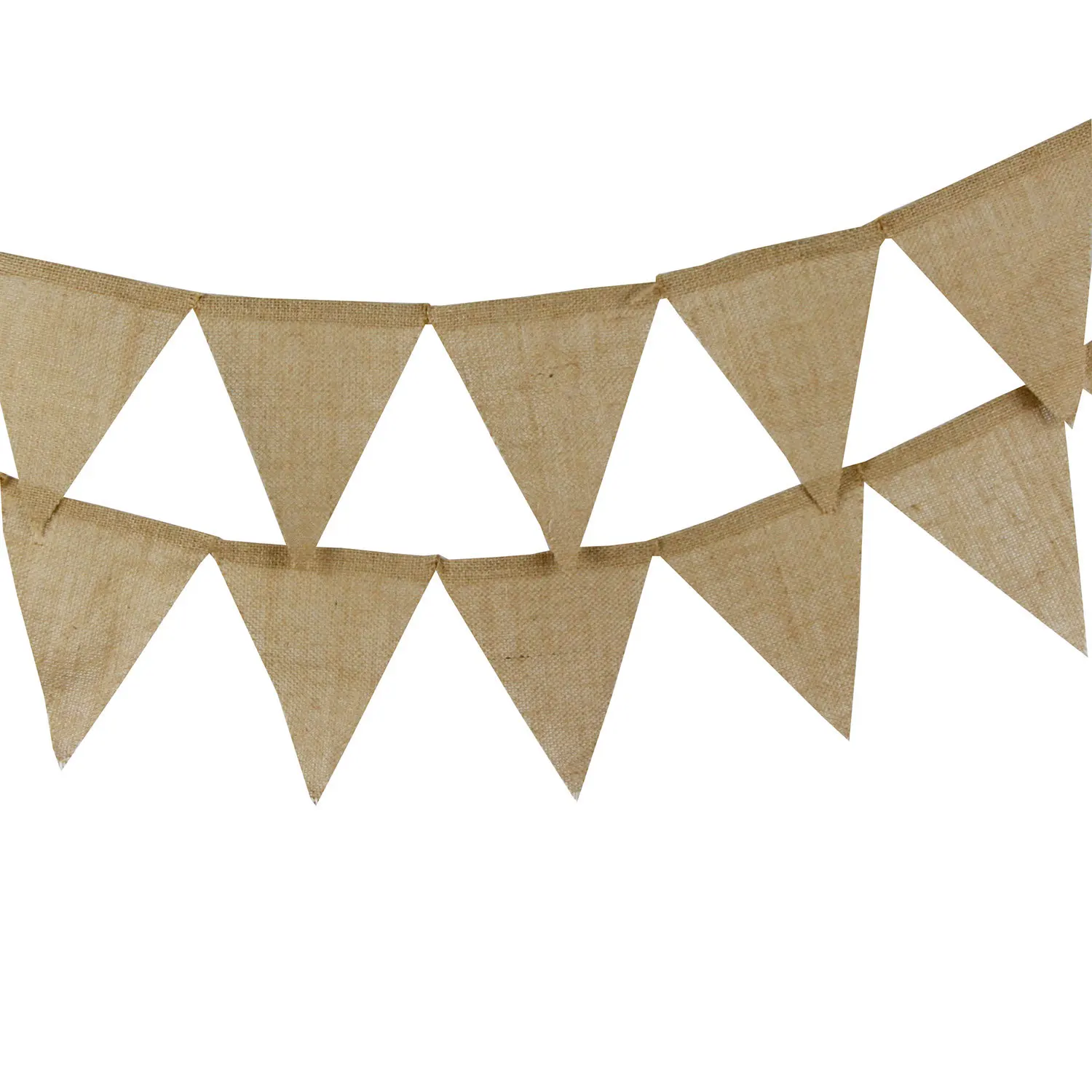 Бантинг Hessian Мешковина элегантный джутовый Вымпел флаг баннер гирлянда фото