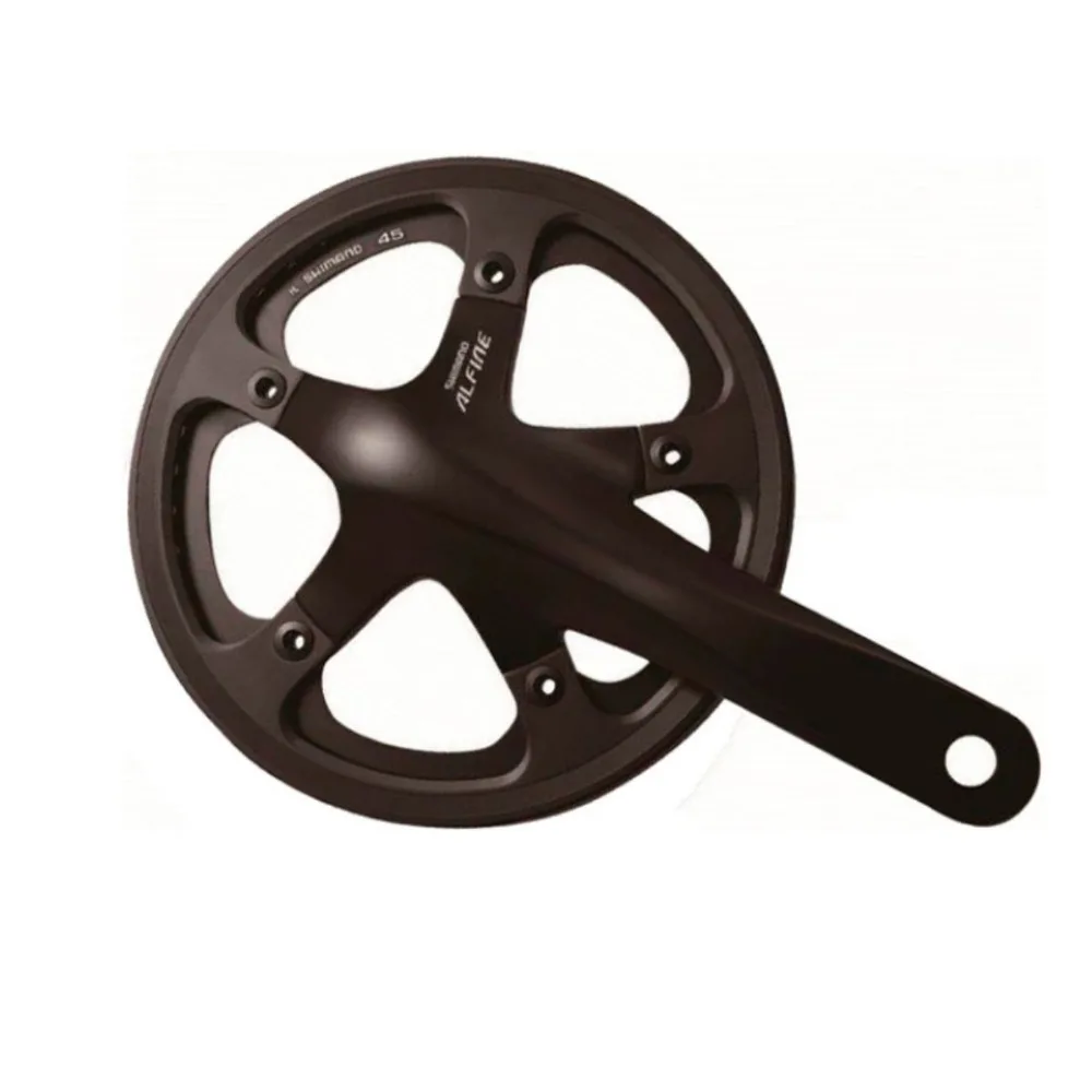 Shimano ALFINE FC-S501 39 T/42 T/45 T серебристый/черный велосипед один/двойной Chainguard Chainwheel Запчасти для велосипедов