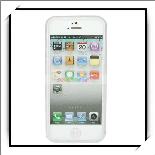 Free Shipping New X Shape TPU Cover Case for iPhone 5 Clear Good and High Quality 87007086 |