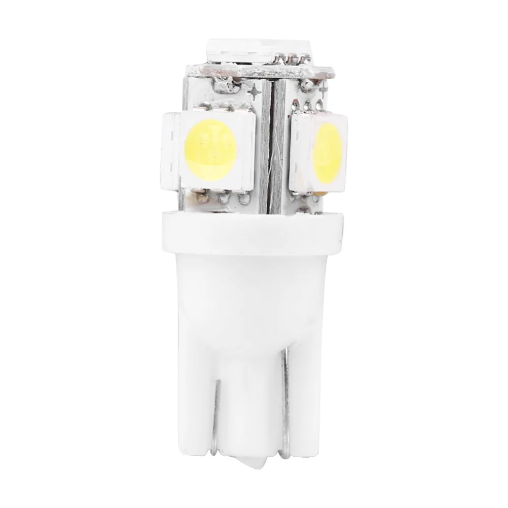 1 шт. 5SMD 5050 чипсет светодиодные автомобильные лампочки белого цвета для W5W 2825 158 192