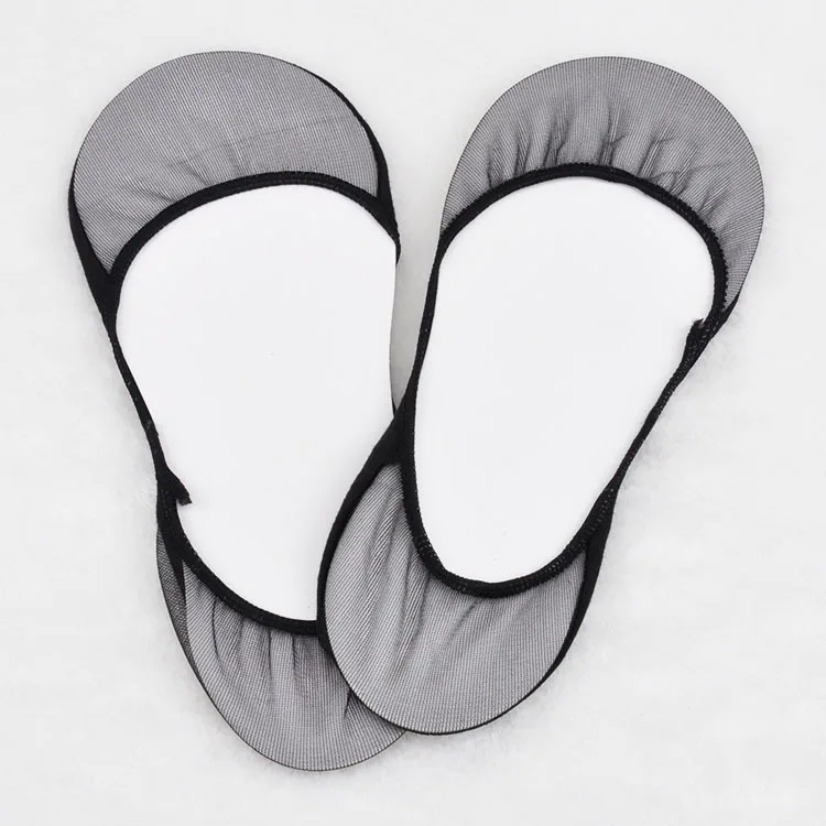 Модные кружевные сетчатые носки женские весна лето невидимое нескользящее