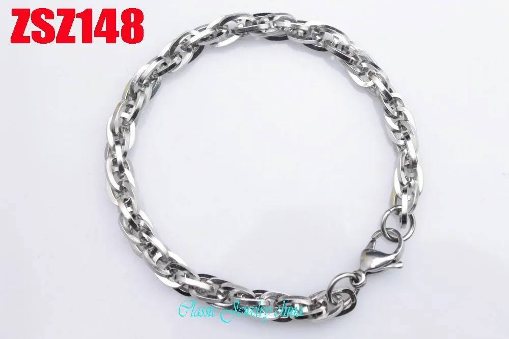 Браслет из нержавеющей стали 6,2 мм bravny twist brace мужские модные ювелирные изделия панк цепи 20 шт ZSZ148