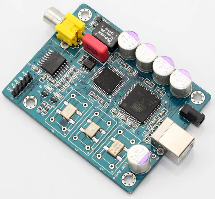Италия Amanero USB цифровой интерфейс IIS ATSAM3U1C XC2C64A + WM8805 коаксиальный выход I2S Формат DSD
