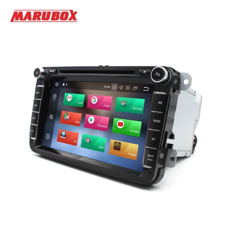 MARUBOX 2 Din автомобильный DVD для Защитные чехлы для сидений, сшитые специально для Volkswagen Polo 5 Passat B6 Golf Skoda центральных автомобильных Multimidia плеер " Радио Andriod 801PX5