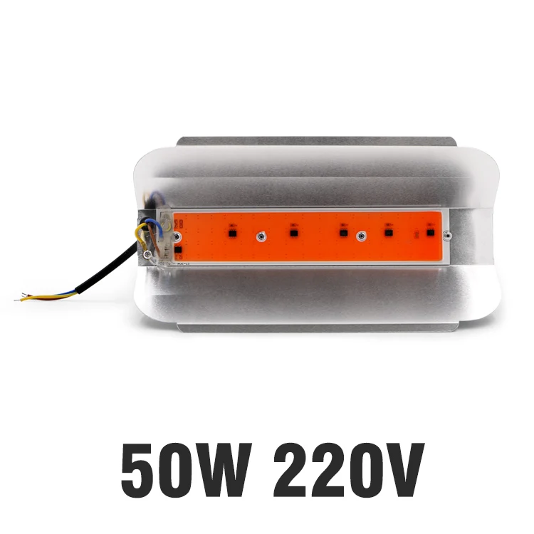 50W 220V EnwYe лампа для роста растений 25 Вт 45 Вт 85-265 в светодиодный светильник для роста 50 Вт 100 Вт 220 в полный спектр для внутреннего теплицы - Испускаемый цвет: 50W 220V