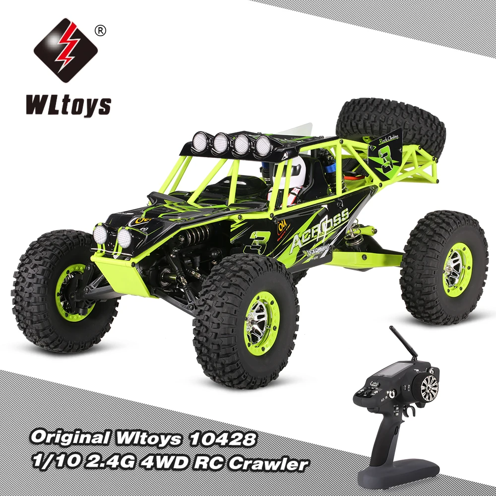 WLtoys 10428 RC машинки 2 4G 1:10 весы 540 с щеткой мотор дистанционное управление