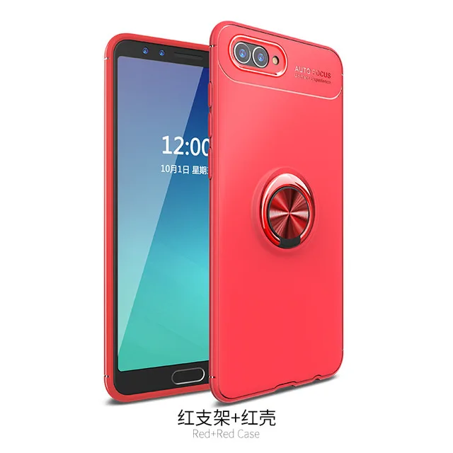 Магнит автомобильный держатель чехол для iPhone X XR XS Max Xmax 360 Вращающийся палец кольцо крышки для телефона я 6 6s 7 8 плюс Чехол-бампер