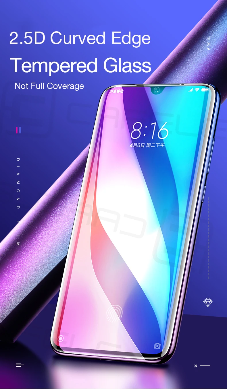 Cafele закаленное стекло для Xiaomi mi 9 se mi 9 Защита экрана твердость 9H HD прозрачное 2.5D Защитное стекло для Xiao mi 9 Flim