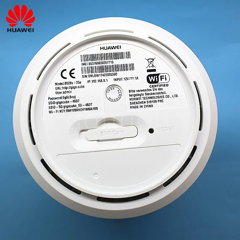 Huawei б/у B528 300Mbs LTE CPE Cube беспроводной маршрутизатор B528s 23a 4G Wifi cat 6 точка доступа pk