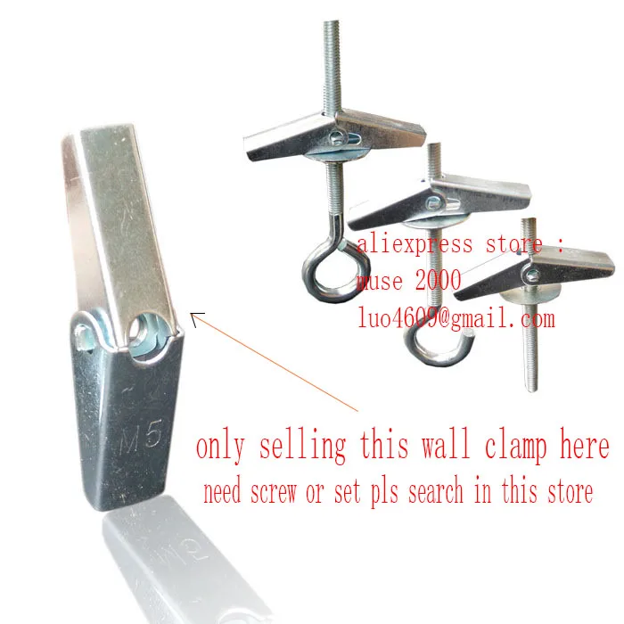 Потолочный Настенный винт M8 M10 крепежный зажим для крепления винтов пружина