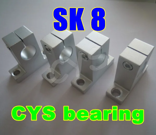 Линейная опора для круглого вала SK8 SK10 SK12 200 шт. 8 мм 10 12 Вертикальная SH8A SH10A SH12A|shaft