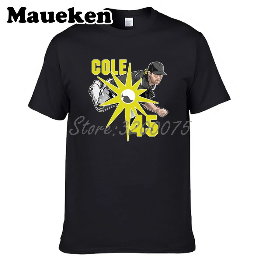 Мужская футболка с круглым вырезом Gerrit Cole 45 Питтсбург для фанатов пиратов W17082522 |