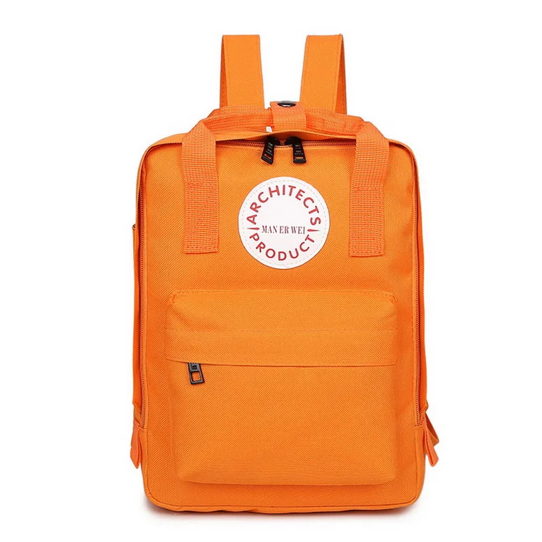 Orange Известный бренд, японский модный стиль, школьные сумки для девочек, рюкзаки для женщин, рюкзак, Детская сумка на плечо, подростковые дорожные сумки Оксфорд - Цвет: Orange