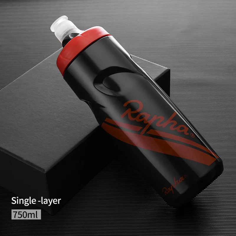 750ml Rapha велосипедная бутылка для воды 750 мл герметичная сжимаемая бутылка без вкуса BPA-free пластиковая бутылка для воды для кемпинга, туризма, спорта - Цвет: 750ml