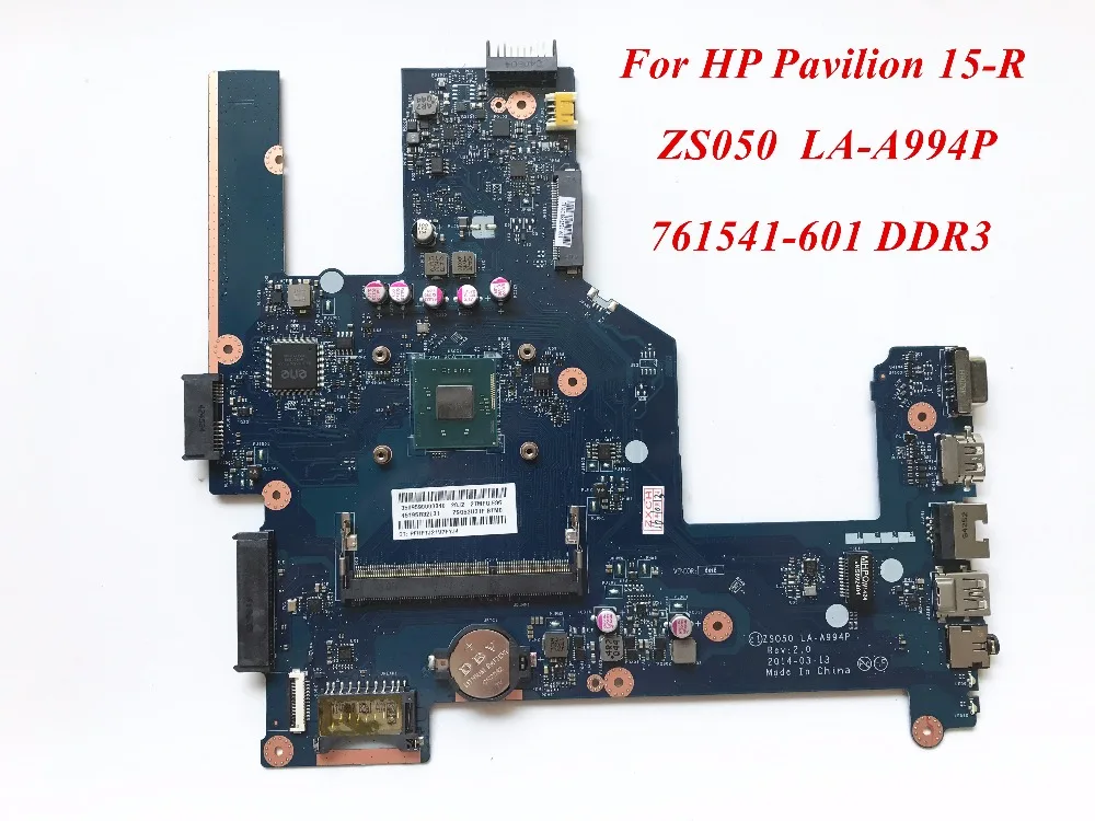 Оптовая и высококачественная материнская плата для ноутбука HP Pavilion 15-R 761541-601 ZS050