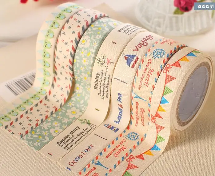 

Canvas Transparent lace DIY Multi-functional decoration tape 5pcs free shipping