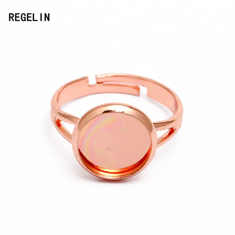 REGELIN 20 шт./лот 10/12/14/16/18/20 мм кольцо Кабошон База Безель лоток пустой для кабошона