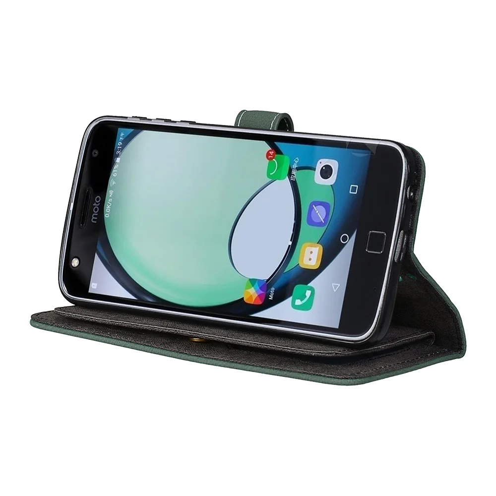 Чехол для Motorola Moto Z Play Роскошный чехол телефона Fundas Droid XT1635 5 дюймов флип-кошелек из