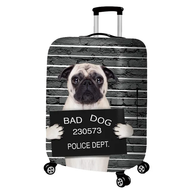 I-Bad Dog HMUNII, 3D принт, аксессуары для путешествий, Чехол для багажа, 18-32 дюймов, чемодан, эластичные защитные чехлы на колесиках, пылезащитный чехол - Цвет: I-Bad Dog
