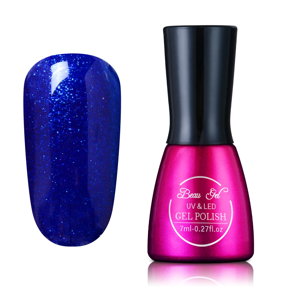 1600 Beau гель UV Vernis Полупостоянный 7 мл УФ-гель для ногтей замачиваемый долговечный светодиодный лак для ногтей, лак для ногтей - Цвет: 1600