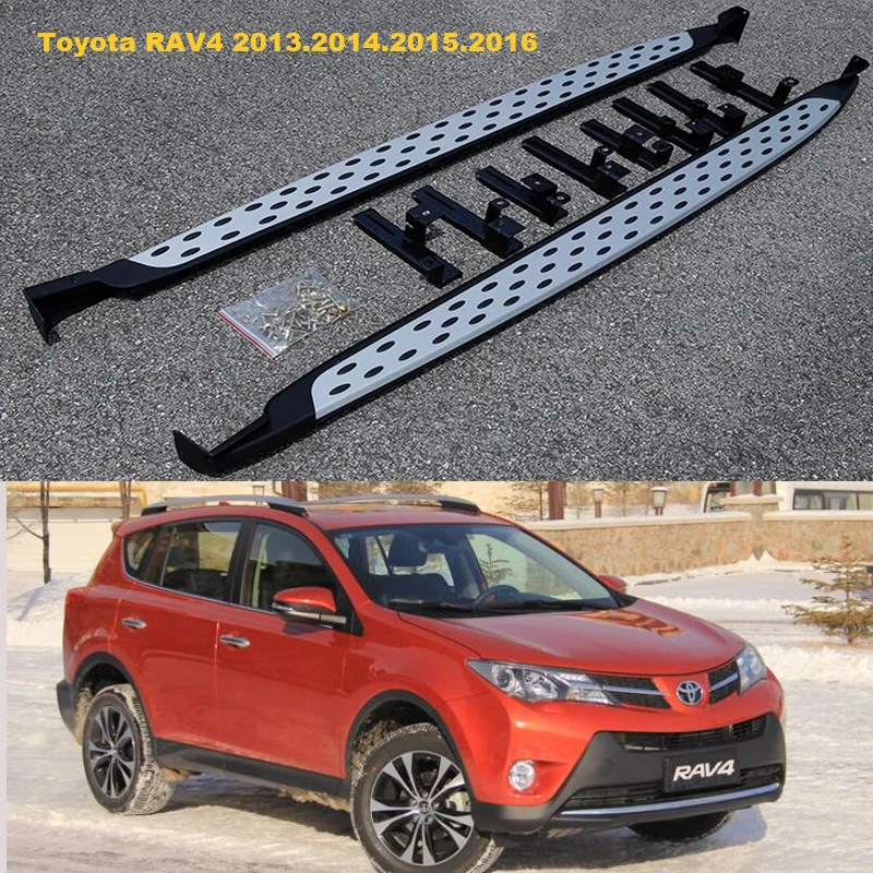 Для Toyota RAV4 2013.2014.2015 автомобильные беговые доски авто боковые шаг бар педали
