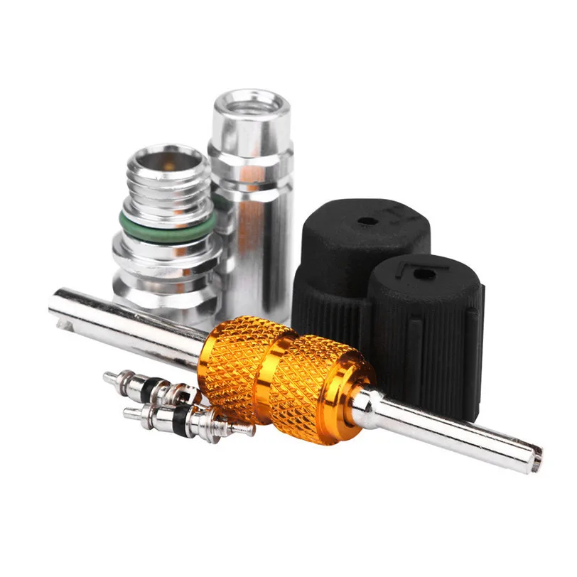 AC система крышка и клапан комплект обслуживания + Автомобильный ниппель демонтаж