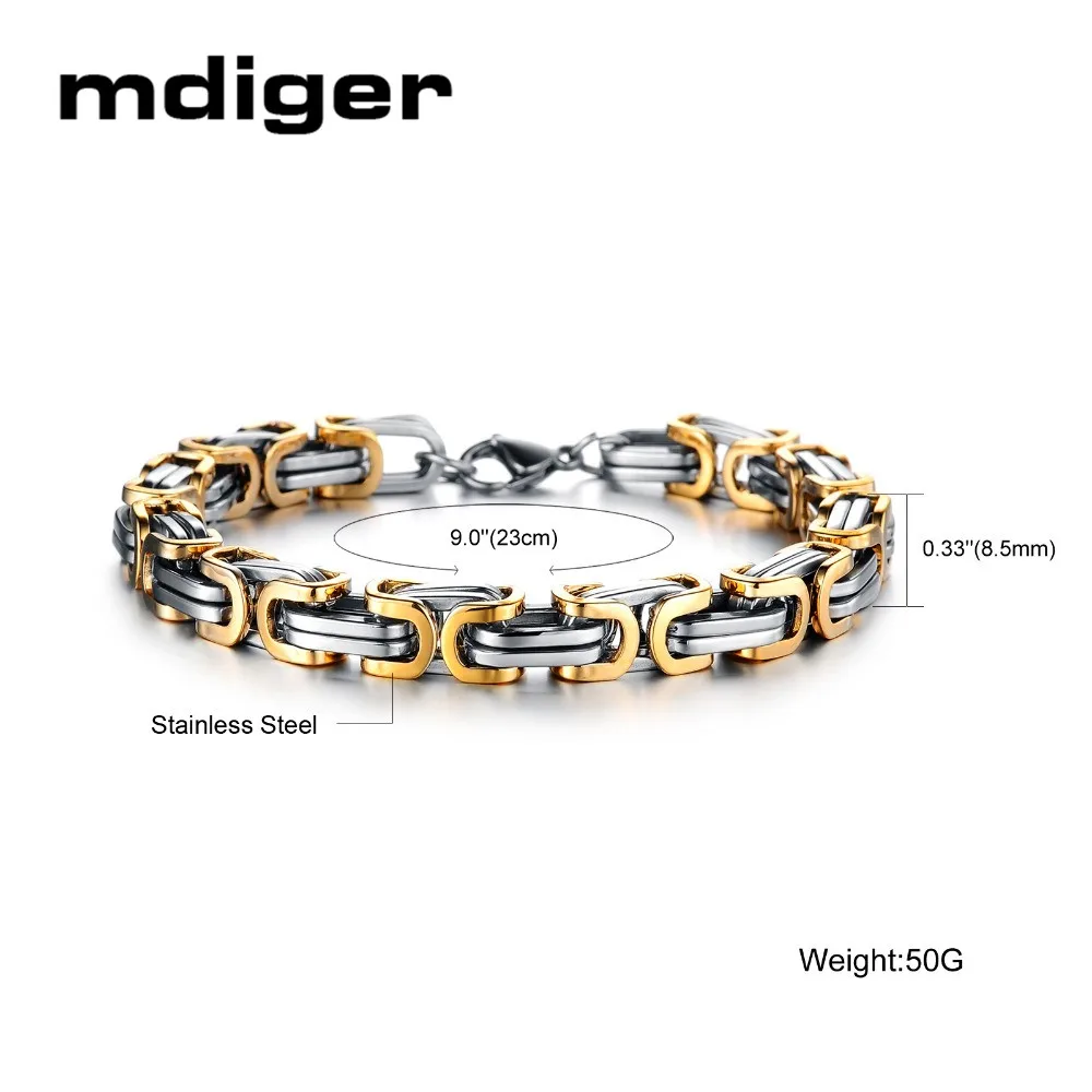 Mdiger браслет женский мужские изделия из титановой стали белый/черный мужской