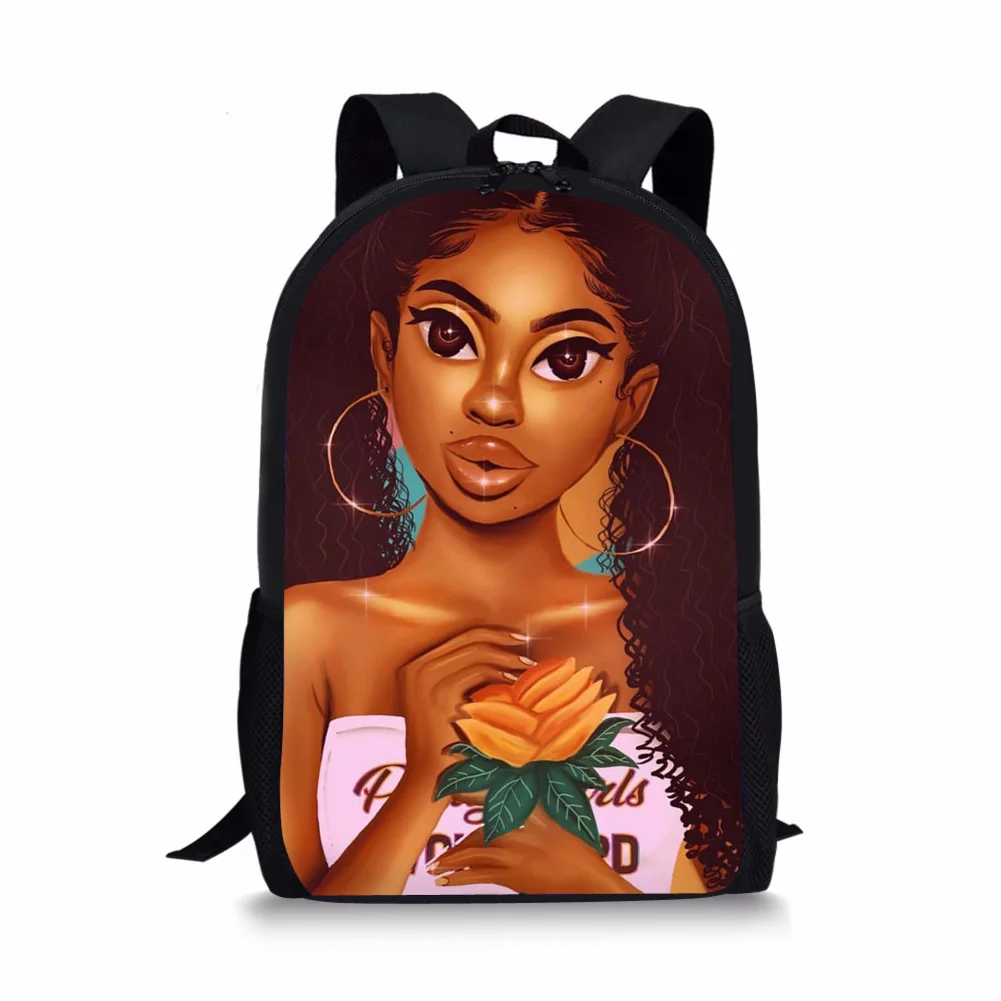 WHEREISART/африканские школьные сумки для девочек детские с принтом в африканском