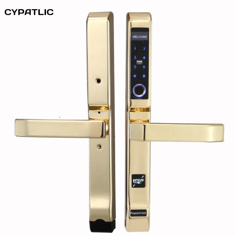 CYPATLIC JCF3372 биометрический электронный дверной замок отпечатков пальцев умный