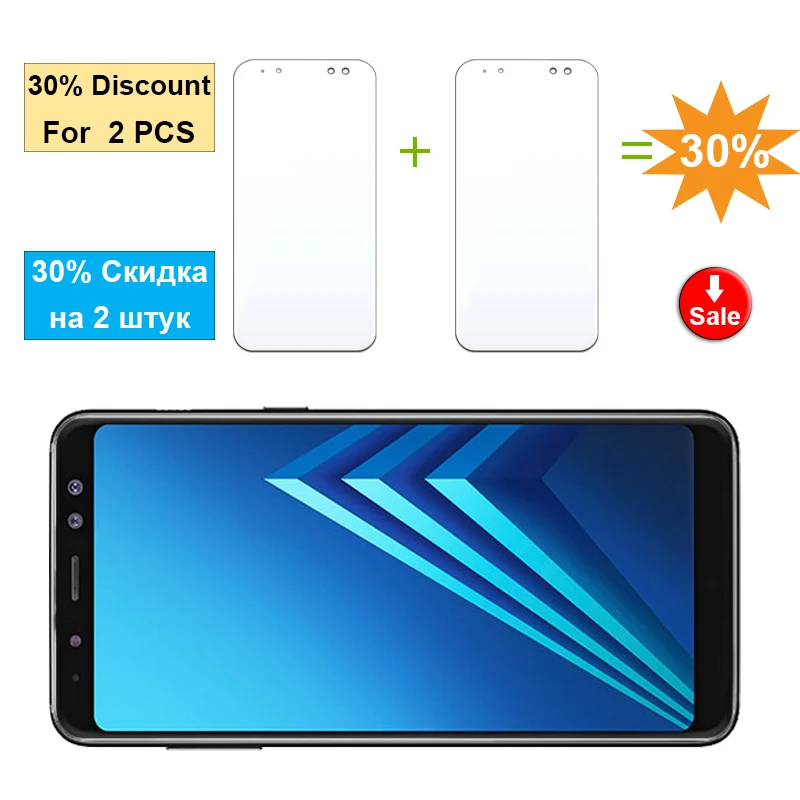 Стекло для samsung a6 galaxy A 5 6 7 8 A5 A7 A8 5A 6A Plus 2016 2017 2108 galaksi Galax пленка galax чехол телефона 7A 8A