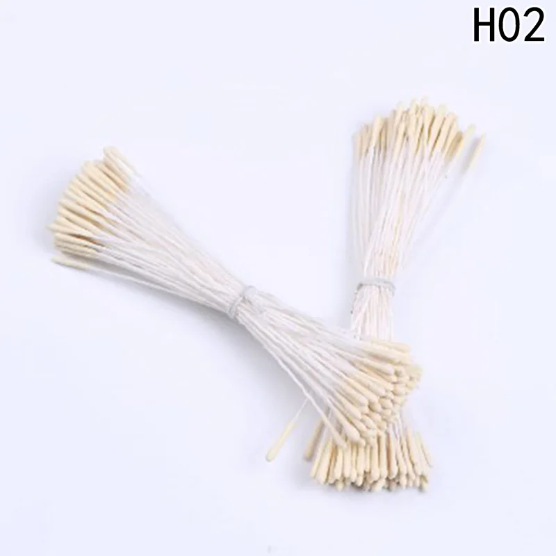 2 Смешанные Двойные головки DIY искусственный мини жемчуг цветок Stamen Pistil цветочные тычинки 140 шт./лот - Цвет: 2