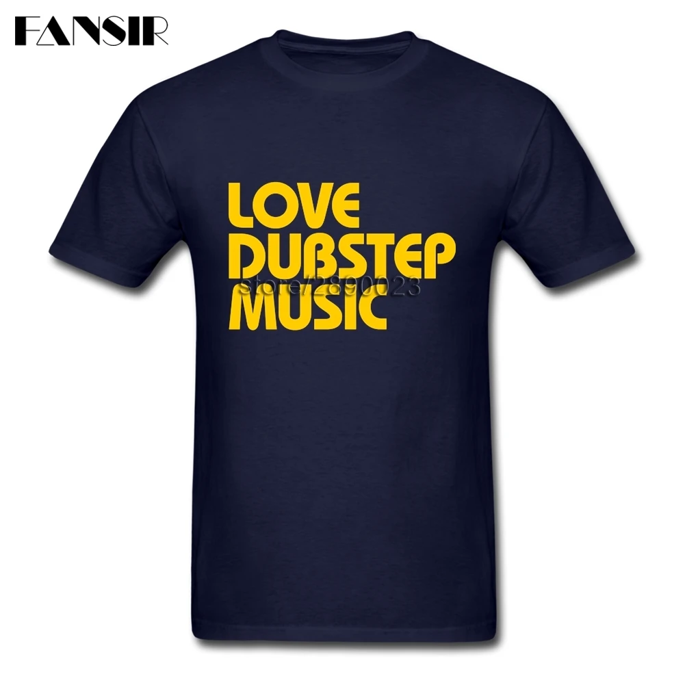 2020 Новые Любовь Dubstep музыка футболка Homme пользовательские хлопок короткий рукав с