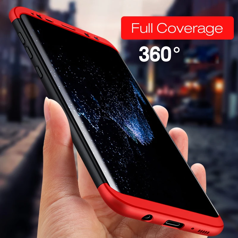 Gourde 3 in 1 Phone Case 360 degree Protected case For Samsung Galaxy S8 Matte Cover plus | Мобильные телефоны и