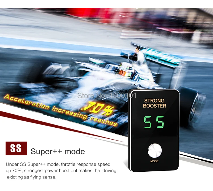 Мини 8 режим сильный Sprint Booster педаль командир электронный контроллер дроссельной