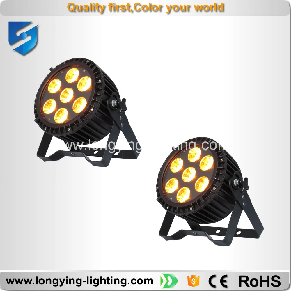 Бесплатная доставка 2 шт./лот китай led снизу вверх 5 в 1 dmx par плоским can 15 Вт |