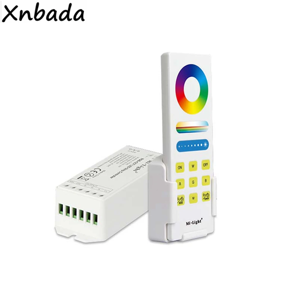 

Milight FUT045 RGB+CCT Led Controller MiBoxer 2.4GHz Wireless RF FUT088 Remote For RGB/RGBW/RGBWW/RGB+CCT Led Strip Light