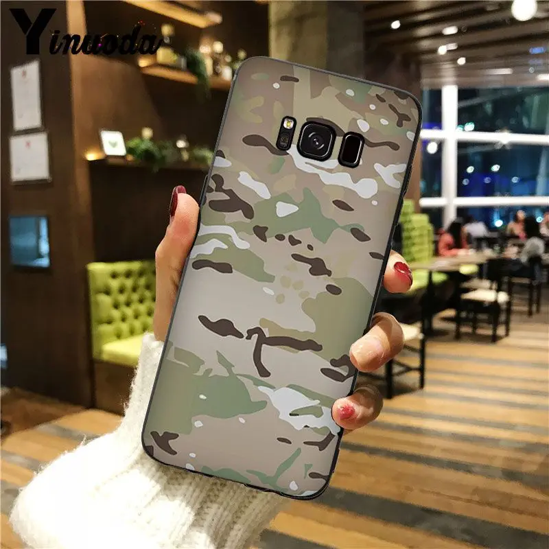 Камуфляжный армейский чехол Yinuoda в стиле милитари из мягкого силикона и ТПУ для