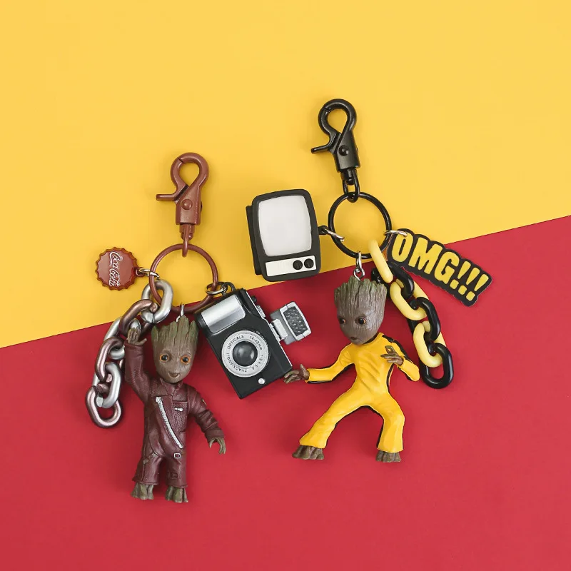 Грооты дерево человек фигурка игрушки брелок кулон стражи Галактики танцы фильм